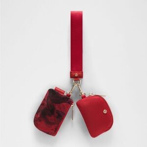 Lululemon LNY Lunar New Year Horse 2026 Dual Pouch Wristlet